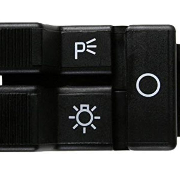 Black Dash Mount Headlight Headlamp Switch Button Compatible with Chevy GMC Pickup Truck
