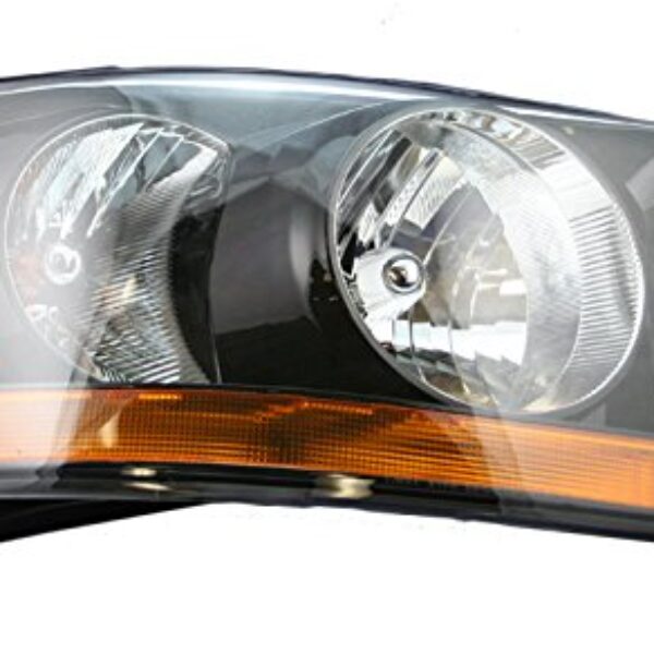Headlight Headlamp w/ Black Bezel Passenger Right RH for 06-08 Dodge Ram Truck