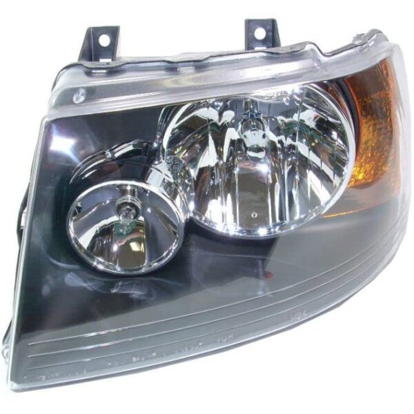 Headlight Headlamp w/ Black Bezel Left Driver Side for 03-06 Ford Expedition