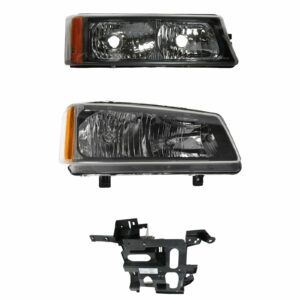 Headlight Parking Light Lamp Mounting Bracket Kit RH Set of 3 for Chevy Truck
