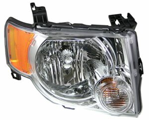Headlight Headlamp RH Right Passenger Side for 08-12 Ford Escape & Hybrid