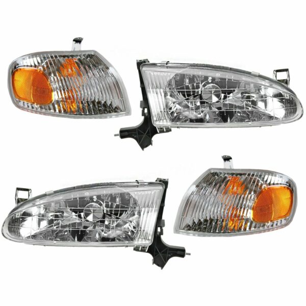 Headlight Headlamp Parking Marker Signal Light Lamp for 98-02 Chevy Prizm