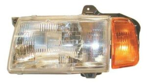 Headlight Headlamp w/ Amber Corner Driver Side Left LH for 89-98 Sidekick