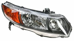Headlight Headlamp Passenger Side Right RH for 06-08 Honda Civic 2 Door Coupe