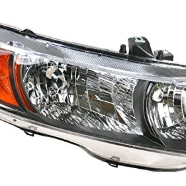 Headlight Headlamp Passenger Side Right RH for 06-08 Honda Civic 2 Door Coupe