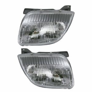 Headlights Headlamps Left & Right Pair Set for 95-02 Pontiac Sunfire