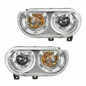 HID Headlight Headlamp Light Lamp Pair Set LH & RH for 08-13 Challenger