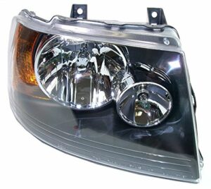 Headlight Headlamp w/ Black Bezel RH Right Passenger Side for 03-06 Expedition
