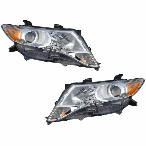 Halogen Headlight Headlamp Head Light Lamp Pair Set for 09-13 Toyota Venza