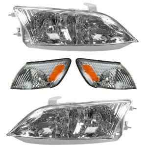 Headlight Lamp Parking Marker Corner Light LH RH 4 Piece Kit for Lexus ES300