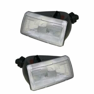 Headlights Headlamps Left & Right Pair Set for 91-95 Dodge Grand Caravan Voyager