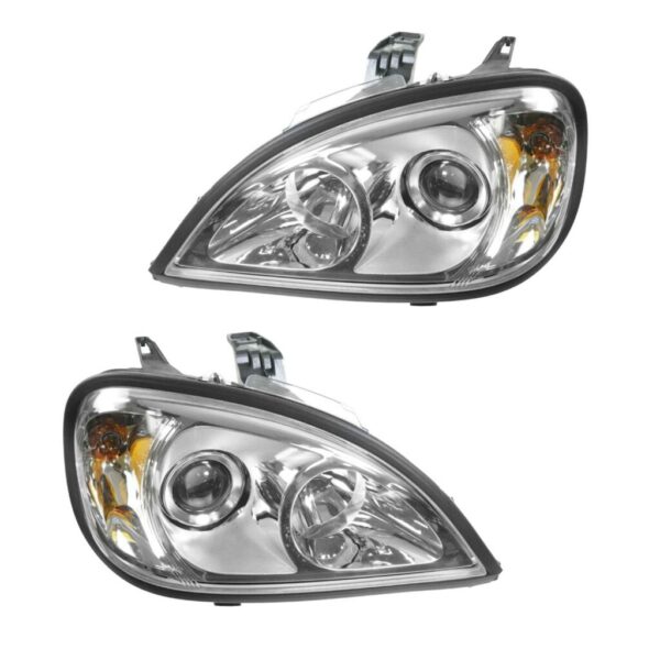 Headlight Assembly Compatible With 2000-2017 Freightliner Columbia Driver and Passenger Side