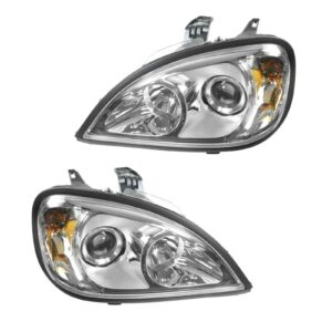 Headlight Assembly Compatible With 2000-2017 Freightliner Columbia Driver and Passenger Side