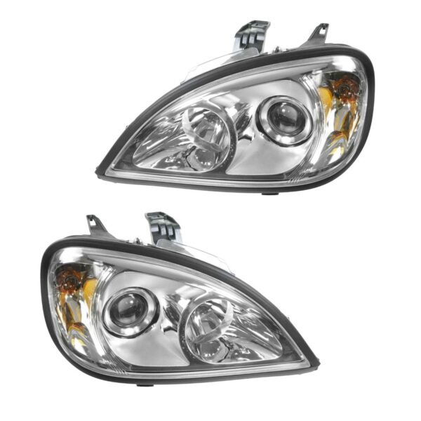 Headlight Assembly Compatible With 2000-2017 Freightliner Columbia Driver and Passenger Side