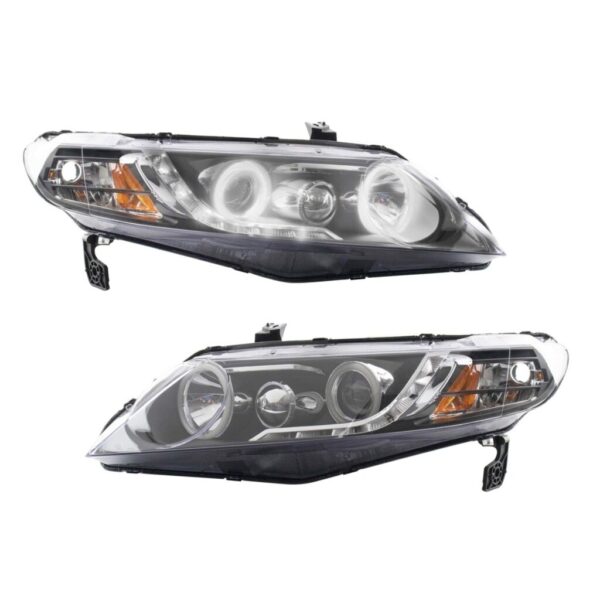 Performance Headlight Set Compatible with 2006-2011 Honda Civic