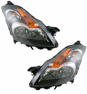 Headlights Headlamps Left & Right Lamp Pair Set for 07-09 Nissan Altima