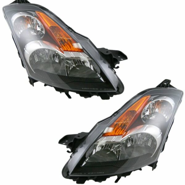 Headlights Headlamps Left & Right Lamp Pair Set for 07-09 Nissan Altima