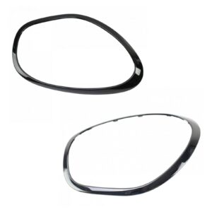 Headlight Lamp Bezel Trim Pair LH RH Sides Black for Mini Cooper Countryman