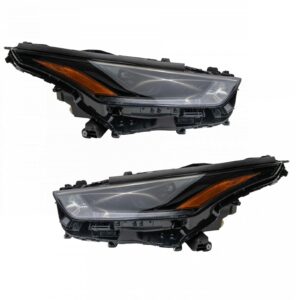 Headlight Set Compatible with 2021 Toyota Highlander