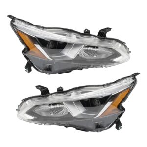 Headlight Set Compatible with 2019-2021 Nissan Altima