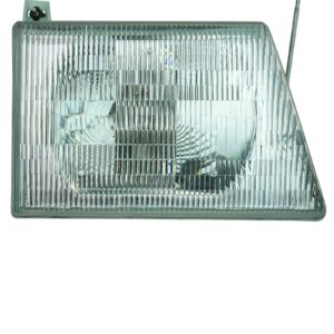 Headlight Headlamp RH Right Passenger Side Fits 92-96 Ford E150 E250 E350 Van