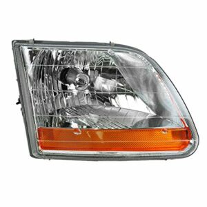 Headlight Headlamp Globe Passenger Side Right RH for 02-03 F150 Harley Davidson