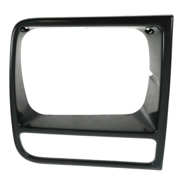 Black Headlight Headlamp Trim Bezel Passenger Side Right RH Compatible with 97-01 Cherokee