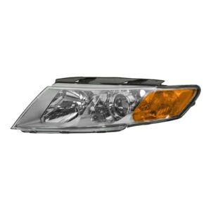 Chrome Insert Headlight Left Driver Side LH For 09-10 Kia Magentis Optima