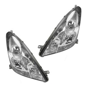 Headlights Headlamps Left & Right Pair Set for 00-05 Toyota Celica