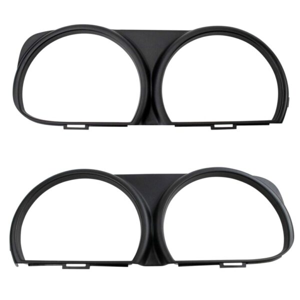 2pc Front Headlight Bezel Set LH RH Sides for 15-20 Dodge Challenger SRT Hellcat