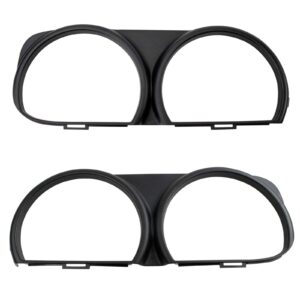 2pc Front Headlight Bezel Set LH RH Sides for 15-20 Dodge Challenger SRT Hellcat