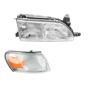 Headlight Headlamp & Parking Corner Light Passenger Side Right RH for Corolla