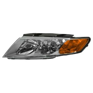 Chrome Insert Headlight Left Driver Side LH For 09-10 Kia Magentis Optima