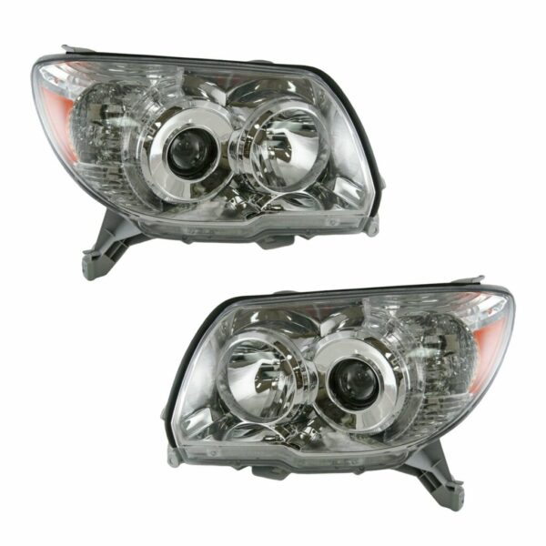 Headlights Headlamps Left & Right Pair Set for 06-09 Toyota 4Runner