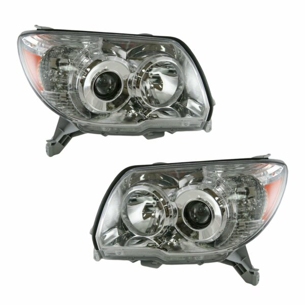 Headlights Headlamps Left & Right Pair Set for 06-09 Toyota 4Runner
