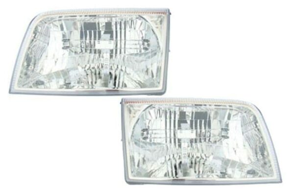 Front Headlights Headlamps Lights Lamps Pair Set for 06-11 Mercury Grand Marquis