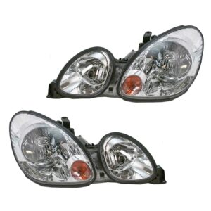 Headlights Headlamps Left & Right Pair Set for Lexus GS300 GS400 GS430