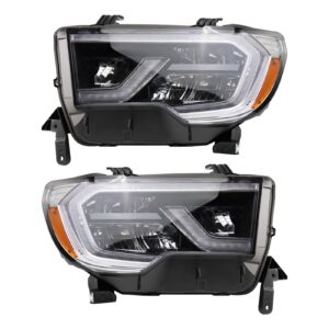 Headlight Set Compatible with 2018-2020 Toyota Sequoia