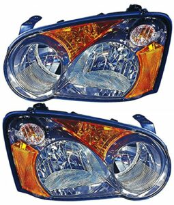 Headlight Headlamp Light Lamp Pair Set of 2 Left LH & Right RH for 04 Impreza