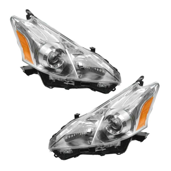 Halogen Headlight Headlamp Pair Set for 12-13 Toyota Prius V