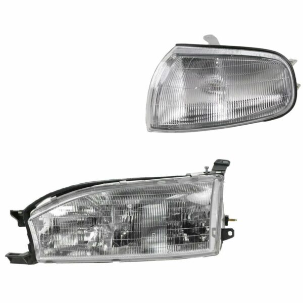 Headlight Lamp Parking Marker Signal LH Driver Compatible with 92-94 Toyota Camry