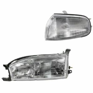 Headlight Lamp Parking Marker Signal LH Driver Compatible with 92-94 Toyota Camry
