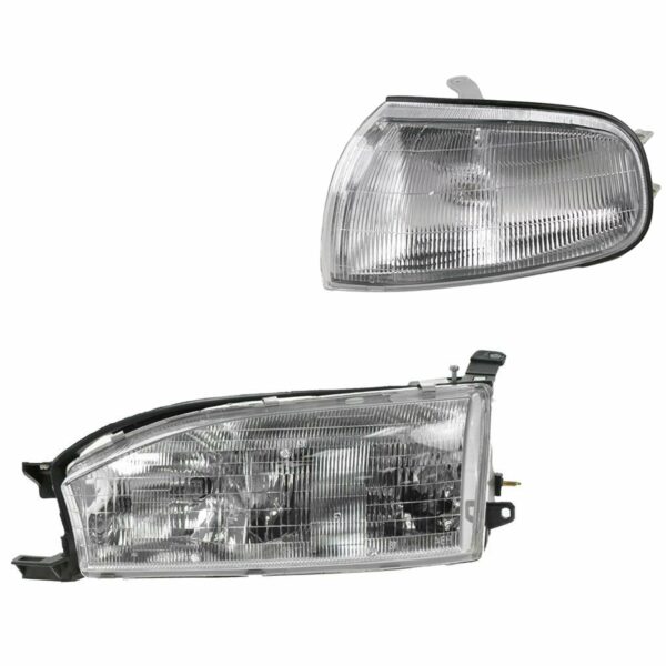 Headlight Lamp Parking Marker Signal LH Driver Compatible with 92-94 Toyota Camry