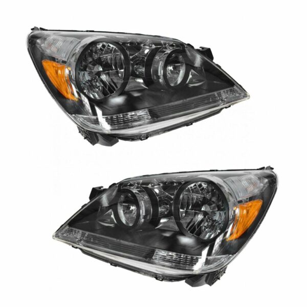 Headlights Headlamps Left & Right Pair Set for 05-07 Honda Odyssey