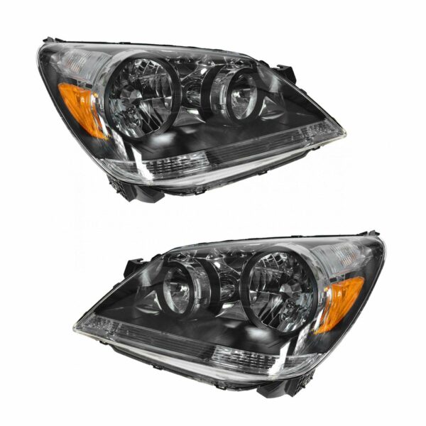 Headlights Headlamps Left & Right Pair Set for 05-07 Honda Odyssey