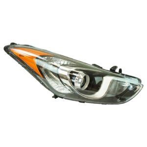 Halogen Projector Headlight Lamp Assembly RH Passenger Side for Elantra GT