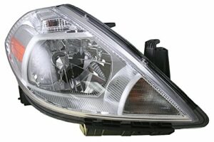 Front Headlight Headlamp Passenger Side Right Hand RH for 07-12 Nissan Versa