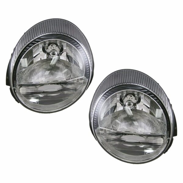 Headlights Headlamps Left & Right Pair Set for 02-05 Ford Thunderbird