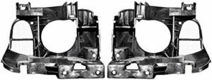 Headlight Headlamp Bracket LH Left & RH Right Pair Set Compatible with Cobalt