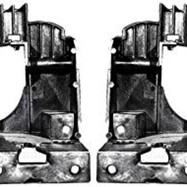 Headlight Headlamp Bracket LH Left & RH Right Pair Set Compatible with Cobalt